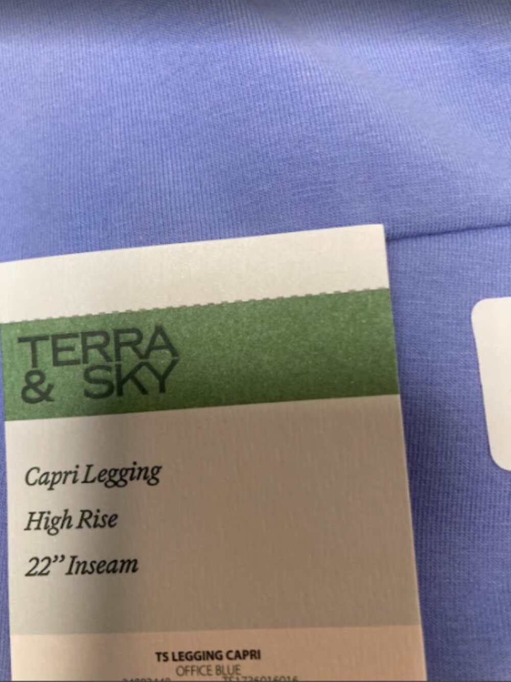 Terra and Sky High Rise Capris 3X - Picture 3 of 7
